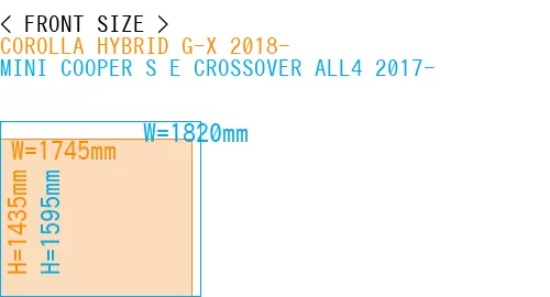 #COROLLA HYBRID G-X 2018- + MINI COOPER S E CROSSOVER ALL4 2017-